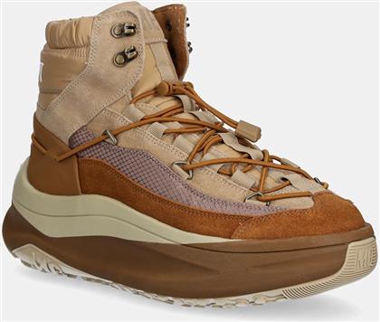SNEAKERS MB MOON247 XLACE MID ΧΡΩΜΑ: ΚΑΦΕ, 80D2490030 M034 MOON BOOT