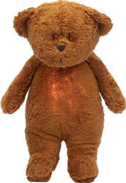 THE PROFESSIONAL BABY SLEEP AID HUMMING BEAR ΚΩΔ N-GRN ΕΠΑΝΑΦΟΡΤΙΖΟΜΕΝΟ ΒΟΗΘΗΜΑ ΥΠΝΟΥ ΑΠΟ ΟΡΓΑΝΙΚΟ ΒΑΜΒΑΚΙ ΜΕ ΑΙΣΘΗΤΗΡΑ ΚΛΑΜΑΤΟΣ & ΦΩΤΙΣΜΟ, 1 ΤΕΜΑΧΙΟ - CARAMEL MOONIE