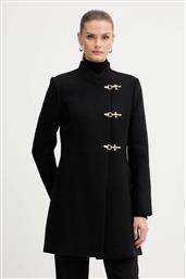 ΠΑΛΤΟ ΜΕ ΠΡΟΣΘΗΚΗ ΜΑΛΛΙΟΥ ΧΡΩΜΑ: ΜΑΥΡΟ, GCLIPE MORGAN