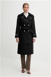 ΠΑΛΤΟ ΜΕ ΠΡΟΣΘΗΚΗ ΜΑΛΛΙΟΥ ΧΡΩΜΑ: ΜΑΥΡΟ, GPLAY MORGAN