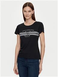 T-SHIRT 241-DONNA ΜΑΥΡΟ REGULAR FIT MORGAN
