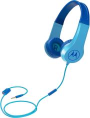 SQUADS 200 BLUE ΟN EAR ΠΑΙΔΙΚΑ ΑΚΟΥΣΤΙΚΑ HANDS FREE ΜΕ SPLITTER MOTOROLA από το e-SHOP
