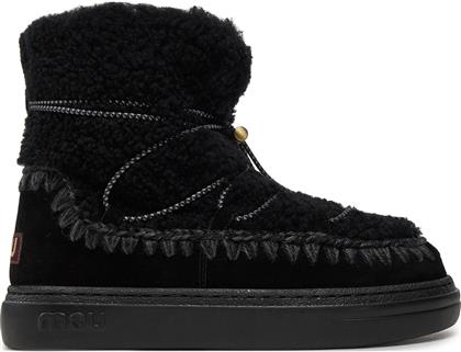 ΜΠΟΤΕΣ ΧΙΟΝΙΟΥ ESKIMO SNEAKER BOLD SCOUB LACE FW411012A ΜΑΥΡΟ MOU