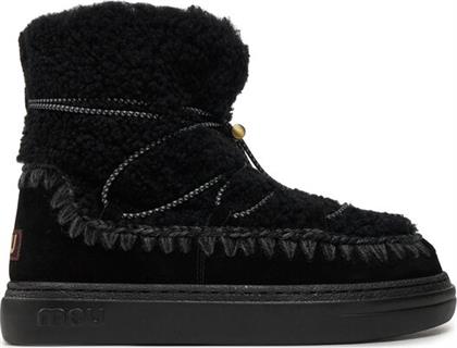 ΜΠΟΤΕΣ ΧΙΟΝΙΟΥ ESKIMO SNEAKER BOLD SCOUB LACE FW411012A ΜΑΥΡΟ MOU