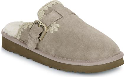 ΤΣΟΚΑΡΑ SUEDE SHEEPSKIN CLOG ESKIMO MOU