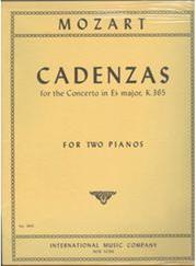 MΟZART - CADENZAS FOR THE CONCERTO IN EB MAJOR KV365