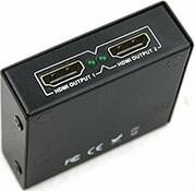 HDMI SPLITTER 1.4V 1 ΕΙΣΟΔΟΣ 2 ΕΞΟΔΟΙ ΜΕ ΤΡΟΦΟΔΟΤΙΚΟ MRCABLE από το e-SHOP