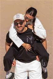 UNISEX T-SHIRT ΜΕ ΚΕΝΤΗΜΕΝΟ ΣΧΕΔΙΟ - UBSM ΜΑΥΡΟ MUFF