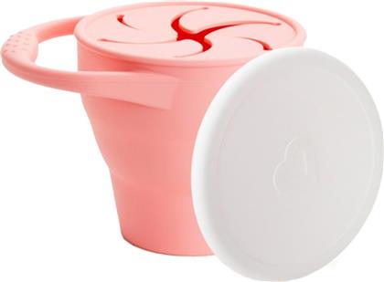 C'EST SILICONE SNACK CATCHER WITH LID 6M+ ΠΑΙΔΙΚΟ ΠΤΥΣΣΟΜΕΝΟ ΔΟΧΕΙΟ ΣΙΛΙΚΟΝΗΣ ΓΙΑ ΦΑΓΗΤΟ ΜΕ ΛΑΒΗ 1 ΤΕΜΑΧΙΟ, ΚΩΔ 90181 - CORAL MUNCHKIN από το PHARM24