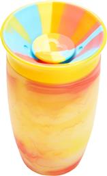 MIRACLE 360 SPILL-PROOF CUP 12M+ ΠΑΙΔΙΚΟ ΠΟΤΗΡΑΚΙ ΧΩΡΙΣ ΣΤΟΜΙΟ ΠΟΥ ΔΕ ΣΤΑΖΕΙ 296ML - ΠΟΡΤΟΚΑΛΙ MUNCHKIN