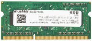 RAM 992035 2GB SO-DIMM DDR3 1600MHZ PC3L-12800 ESSENTIALS SERIES MUSHKIN