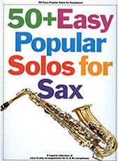 50+ EASY POPULAR SOLOS FOR SAXOPHONE MUSIC SALES