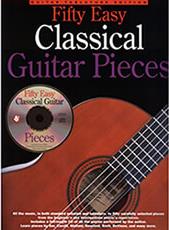 FIFTY EASY CLASSICAL GUITAR PIECES MUSIC SALES