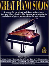 GREAT PIANO SOLOS - THE BLACK BOOK MUSIC SALES