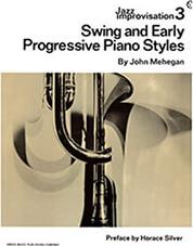 JAZZ IMPROVISATION 3 - SWING AND EARLY PROGRESSIVE PIANO STYLES MUSIC SALES