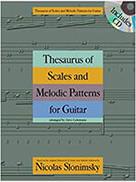 NICOLAS SLONIMSKY - THESAURUS OF SCALES & MELODIC PATTERNS FOR GUITAR (BOOK/CD) MUSIC SALES