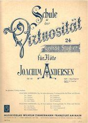 ANDERSEN 24 GRAND STUDIES OP.60 N.2 ZIMMERMAN