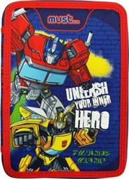 ΚΑΣΕΤΙΝΑ ΔΙΠΛΗ ΓΕΜΑΤΗ TRANSFORMERS UNLEASE YOUR INNER HERO MUST από το PLUS4U