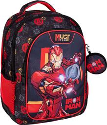 ΣΧΟΛΙΚΗ ΤΣΑΝΤΑ ΔΗΜΟΤΙΚΟΥ (32X18X43) IRON MAN 000506280 MUST