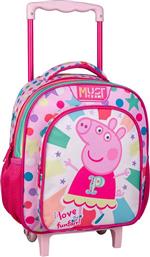 ΣΧΟΛΙΚΗ ΤΣΑΝΤΑ ΤΡΟΛΕΙ ΝΗΠΙΑΓΩΓΕΙΟΥ (27X10X31) PEPPA PIG I LOVE FUNFAIR 000482839 MUST