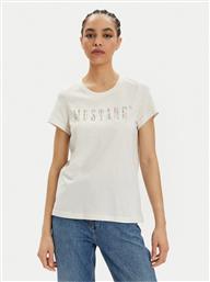 T-SHIRT ALBANY 1014984 ΛΕΥΚΟ RELAXED FIT MUSTANG από το MODIVO