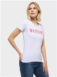 T-SHIRT ALIINA 1013222 ΛΕΥΚΟ REGULAR FIT MUSTANG από το MODIVO