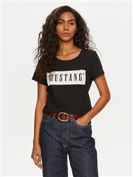 T-SHIRT ALMA 1013932 ΜΑΥΡΟ REGULAR FIT MUSTANG