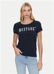 T-SHIRT ALMA 1013933 ΣΚΟΥΡΟ ΜΠΛΕ REGULAR FIT MUSTANG