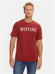 T-SHIRT AUSTIN 1014695 ΚΟΚΚΙΝΟ REGULAR FIT MUSTANG από το MODIVO