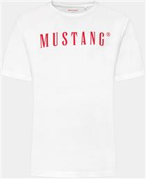 T-SHIRT AUSTIN 1014695 ΛΕΥΚΟ REGULAR FIT MUSTANG