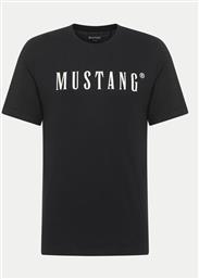 T-SHIRT AUSTIN 1014695 ΜΑΥΡΟ REGULAR FIT MUSTANG