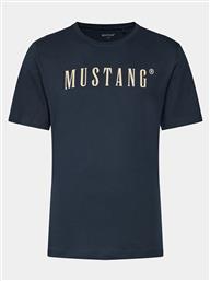 T-SHIRT AUSTIN 1014695 ΣΚΟΥΡΟ ΜΠΛΕ REGULAR FIT MUSTANG