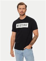 T-SHIRT AUSTIN 1014749 ΜΑΥΡΟ REGULAR FIT MUSTANG