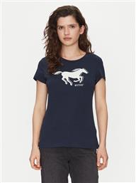 T-SHIRT LOA 1016136 ΣΚΟΥΡΟ ΜΠΛΕ SLIM FIT MUSTANG