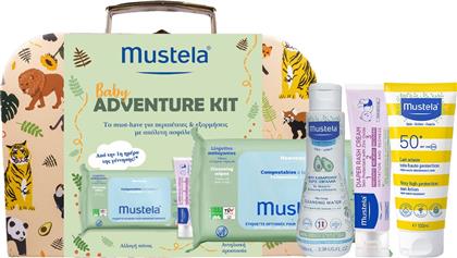 PROMO CLEANSING WIPES 60 ΤΕΜΑΧΙΑ & NO RINSE CLEANSING WATER 100ML & 123 VITAMIN BARRIER CREAM 50ML & BEBE VERY HIGH PROTECTION SUN LOTION SPF50+, 40ML & ΔΩΡΟ METALIC CASE 1 ΤΕΜΑΧΙΟ & ΔΩΡΟ BABY ON BOARD STICKER 1 ΤΕΜΑΧΙΟ,ΜΩΡΟΜΑΝΤΗΛΑ ΚΑΘΑΡΙΣΜΟΥ MUSTELA