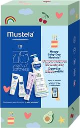 PROMO GENTLE CLEANSING GEL 750ML & HYDRA BEBE BODY LOTION 50ML & 123 VITAMIN BARRIER CREAM 100ML & FACIAL CREAM 40ML & ΔΩΡΟ BABY ON BOARD STICKER 1 ΤΕΜΑΧΙΟ MUSTELA