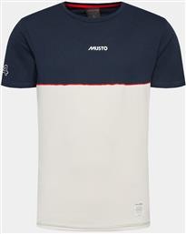 T-SHIRT 64 CHANNEL 82505 ΣΚΟΥΡΟ ΜΠΛΕ REGULAR FIT MUSTO