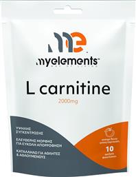 L-CARNITINE 2000MG ΣΥΜΠΛΗΡΩΜΑ ΔΙΑΤΡΟΦΗΣ ΚΑΡΝΙΤΙΝΗΣ ΓΙΑ ΕΛΕΓΧΟ ΕΠΙΠΕΔΩΝ ΛΙΠΟΥΣ & ΑΠΟΚΑΤΑΣΤΑΣΗ ΜΕΤΑ ΑΠΟ ΕΝΤΟΝΗ ΑΘΛΗΤΙΚΗ ΠΡΟΠΟΝΗΣΗ ΜΕ ΓΕΥΣΗ ΠΟΡΤΟΚΑΛΙ 10 SACHETS MY ELEMENTS