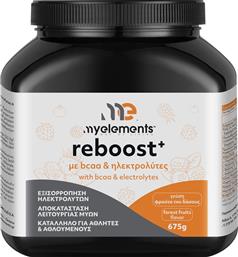 REBOOST+ WITH BCAA & ELECTROLYTES FOREST FRUIT ΣΥΜΠΛΗΡΩΜΑ ΔΙΑΤΡΟΦΗΣ ΑΜΙΝΟΞΕΩΝ, ΗΛΕΚΤΡΟΛΥΤΩΝ ΥΔΑΤΑΝΘΡΑΚΩΝ & ΒΙΤΑΜΙΝΗΣ Β ΓΙΑ ΜΥΙΚΗ ΑΠΟΚΑΤΑΣΤΑΣΗ, ΕΝΥΔΑΤΩΣΗ & ΤΟΝΩΣΗ ΜΕ ΓΕΥΣΗ ΦΡΟΥΤΑ ΤΟΥ ΔΑΣΟΥΣ 675G MY ELEMENTS