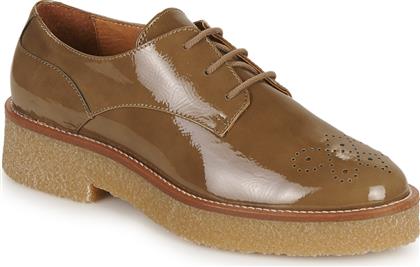 DERBIES 7201-CREPE-VERNIS-TORTORA MYMA