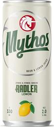 ΜΠΥΡΑ ΜΕ ΛΕΜΟΝΙ ΚΟΥΤΙ RADLER (330 ML) MYTHOS