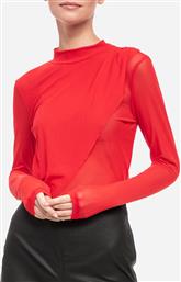 10 EXTRA LAYER MESH TOP ΓΥΝΑΙΚΕΙΟ 1017-000738-RED RED NA KD από το POLITIKOS