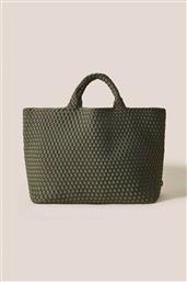 ΓΥΝΑΙΚΕΙΑ ΤΣΑΝΤΑ TOTE ΜΕ ΠΛΕΚΤΟ ΣΧΕΔΙΟ ''ST. BARTHS LARGE'' - NSN03014LDOLI ΧΑΚΙ NAGHEDI
