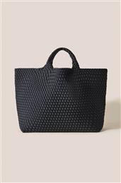 ΓΥΝΑΙΚΕΙΑ ΤΣΑΝΤΑ TOTE ΜΕ ΠΛΕΚΤΟ ΣΧΕΔΙΟ ''ST. BARTHS LARGE'' - NSN03014LDONX ΜΑΥΡΟ NAGHEDI