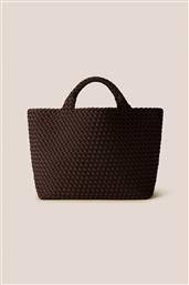 ΓΥΝΑΙΚΕΙΑ ΤΣΑΝΤΑ TOTE ΜΕ ΠΛΕΚΤΟ ΣΧΕΔΙΟ ''ST. BARTHS MEDIUM'' - NSN03013LDCHO ΕΚΡΟΥ NAGHEDI