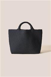 ΓΥΝΑΙΚΕΙΑ ΤΣΑΝΤΑ TOTE ΜΕ ΠΛΕΚΤΟ ΣΧΕΔΙΟ ''ST. BARTHS MEDIUM'' - NSN03013LDONX ΜΑΥΡΟ NAGHEDI
