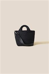 ΓΥΝΑΙΚΕΙΑ ΤΣΑΝΤΑ TOTE ΜΕ ΠΛΕΚΤΟ ΣΧΕΔΙΟ ''ST. BARTHS PETIT'' - NSN03011LDONX ΜΑΥΡΟ NAGHEDI