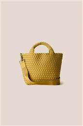 ΓΥΝΑΙΚΕΙΑ ΤΣΑΝΤΑ TOTE ΜΕ ΠΛΕΚΤΟ ΣΧΕΔΙΟ ''ST. BARTHS SMALL'' - NSN03012LDCIR ΜΟΥΣΤΑΡΔΙ NAGHEDI