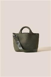 ΓΥΝΑΙΚΕΙΑ ΤΣΑΝΤΑ TOTE ΜΕ ΠΛΕΚΤΟ ΣΧΕΔΙΟ ''ST. BARTHS SMALL'' - NSN03012LDOLI ΧΑΚΙ NAGHEDI