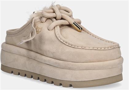 ΠΑΝΤΟΦΛΕΣ ΣΟΥΕΤ BLIZZARD ΧΡΩΜΑ: ΜΠΕΖ, BLIZZARD SUEDE FAUX FUR ICE NAKED WOLFE